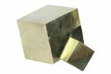 Natural Pyrite Cube Cluster - Spain #136695-1